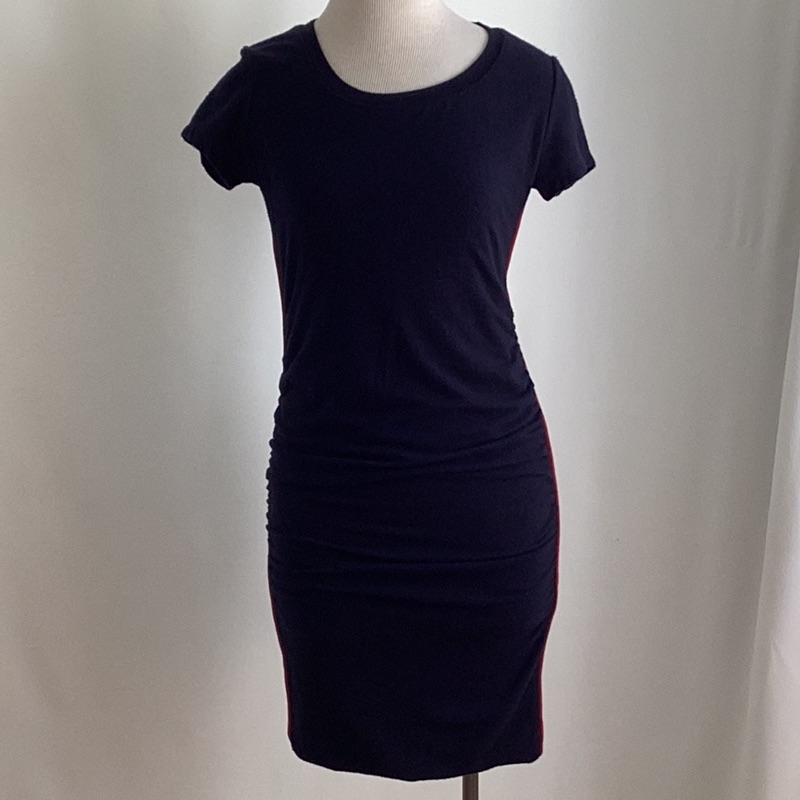Sundry Double Layer Ruched Dress